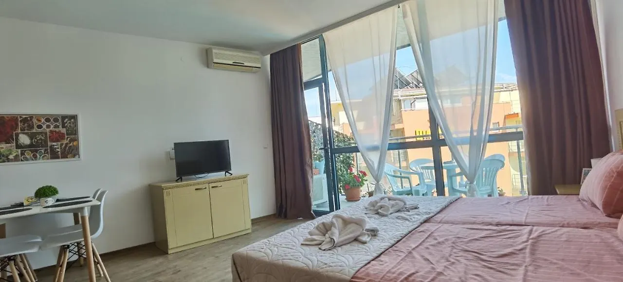 Apartment F 207 Primorsko Del Sol - Просторно Студио С Кухня И Паркомясто Bulgaria